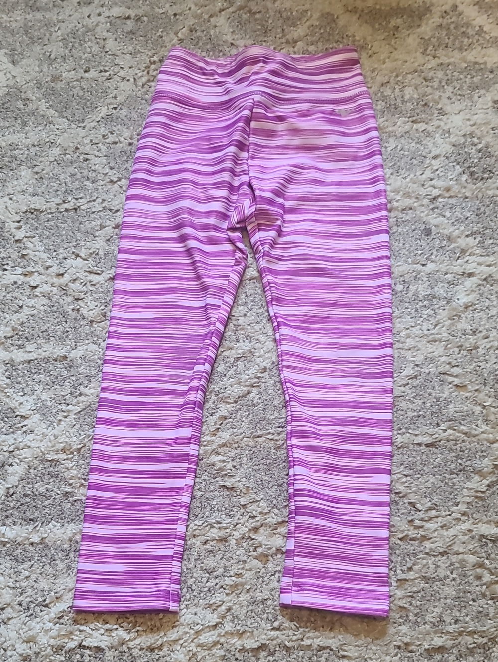 10 for $25 - Athletic Works Girls 6 Purple & White Spandex Pants